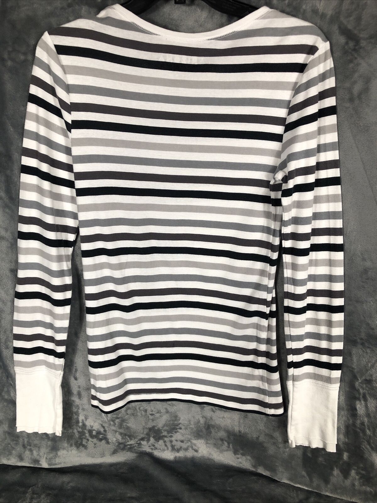 Arizona Women’s Sweater Long Sleeve Striped Size Large