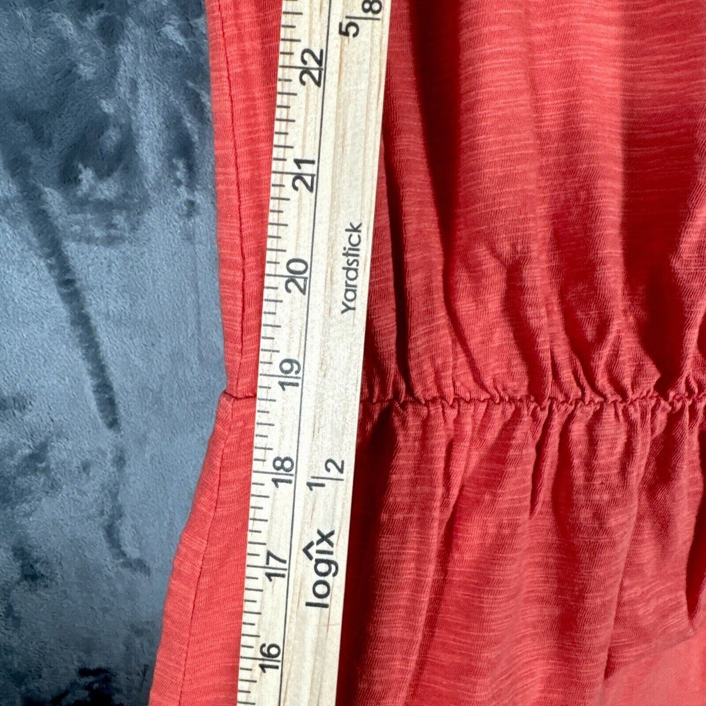Old Navy Womens Small Coral Short Sleeve Elastic Waist Dress