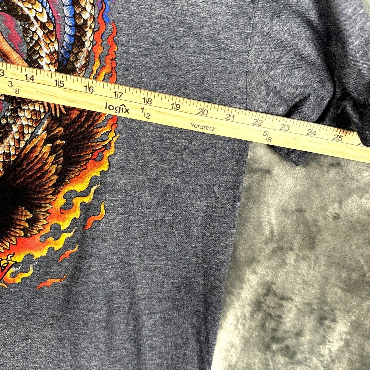 Glidan Men’s T-Shirt Poison Snakes Soft Style Gray X Large Shirt