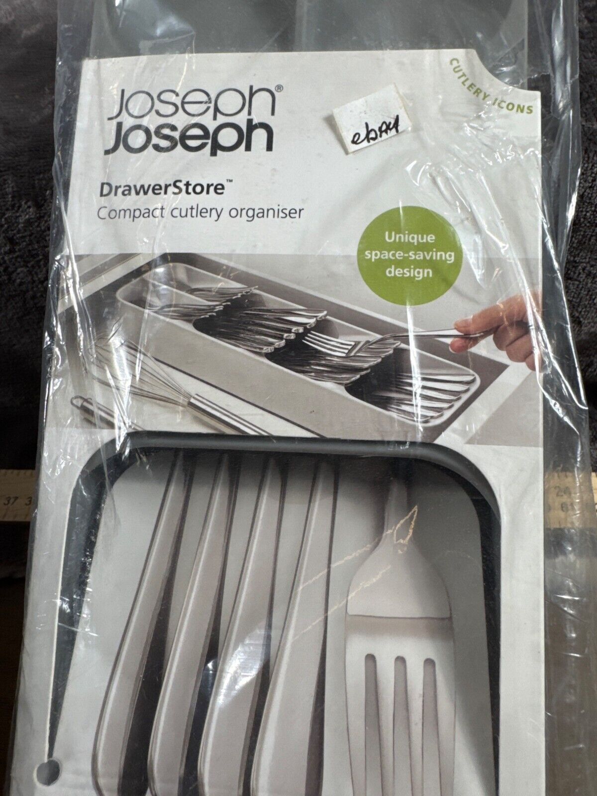 Joseph Joseph DrawerStore Compact Cutlery Organiser Space-Saving Design