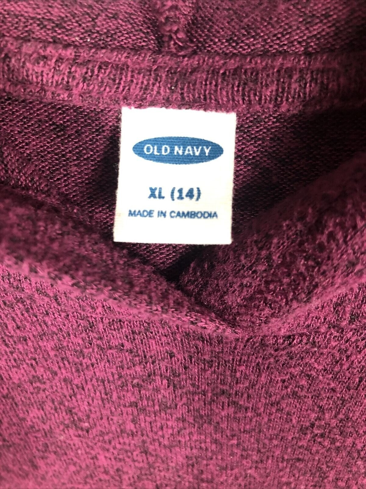 Old Navy Hoodie Women’s Long Sleeve Extra Large Size 14