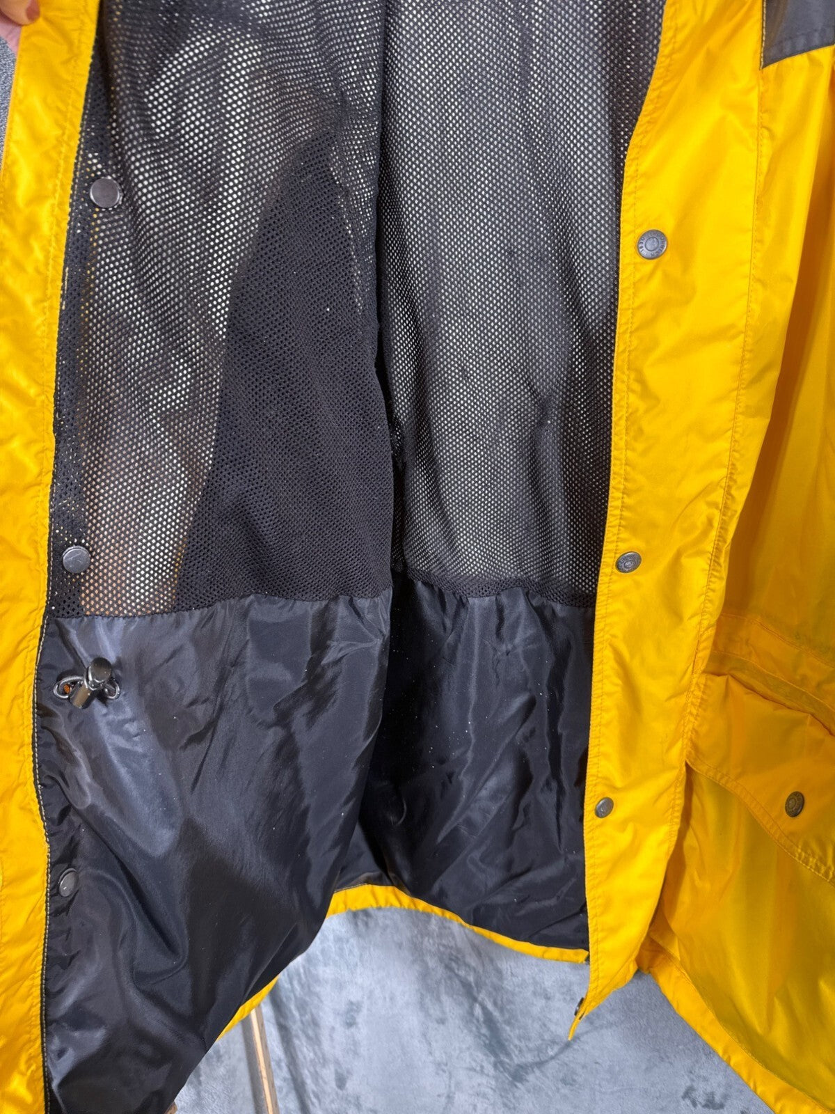 Woolrich Work Coat Men's Rugged Outdoor Jacket Yellow & Black Large