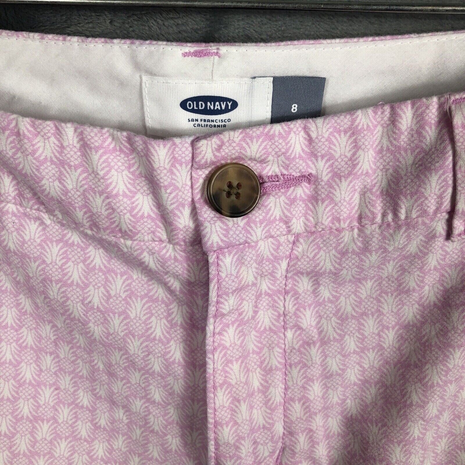 Old Navy Women’s Shorts Pink Twill Size Adult 8