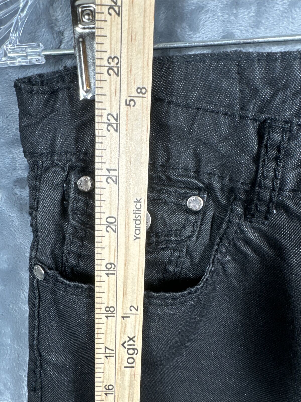 LR Scoop Modern Fit Men's Shorts Black Size 34 Flat Front 100% Cotton