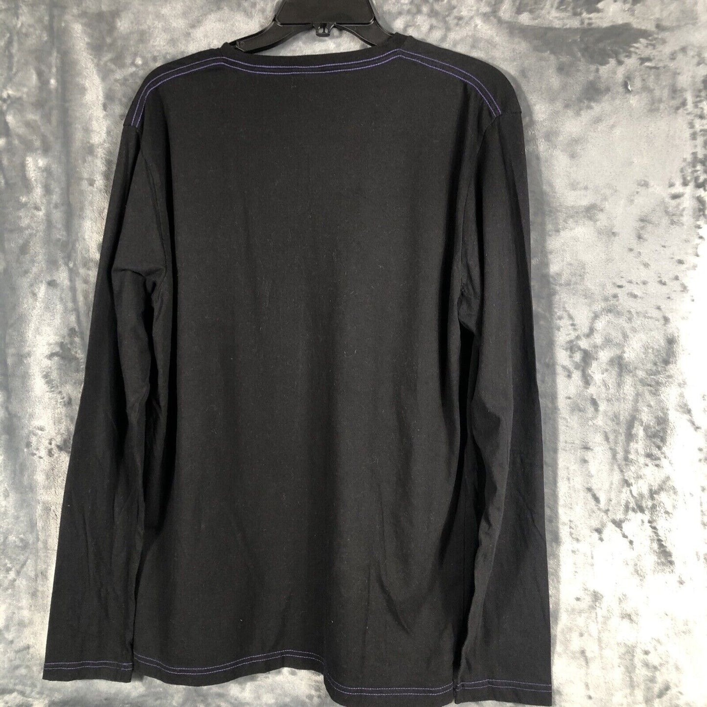 LUXE-T Luxury Sport Men's Pullover Shirt Black T-Shirt Extra Large