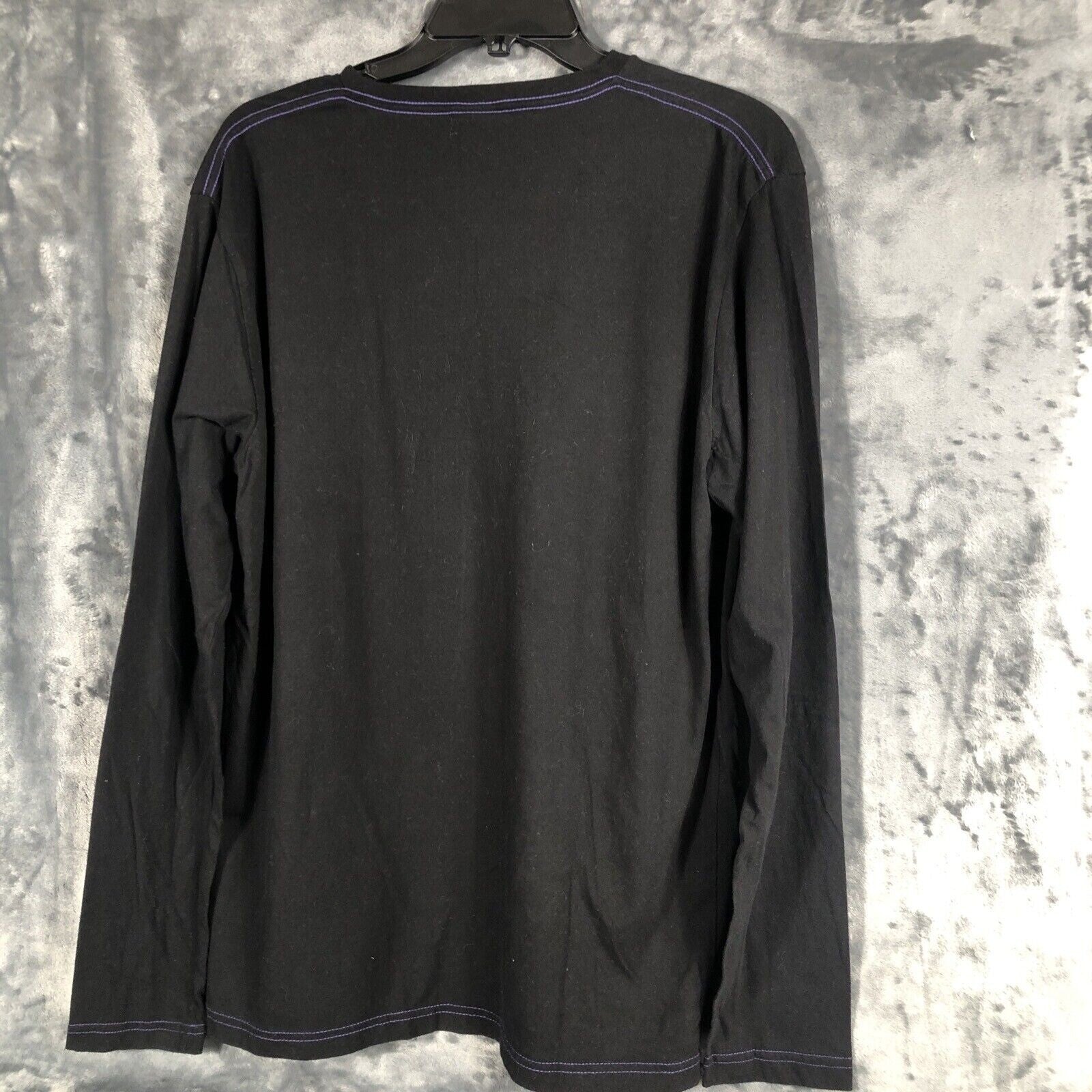 LUXE-T Luxury Sport Men's Pullover Shirt Black T-Shirt Extra Large