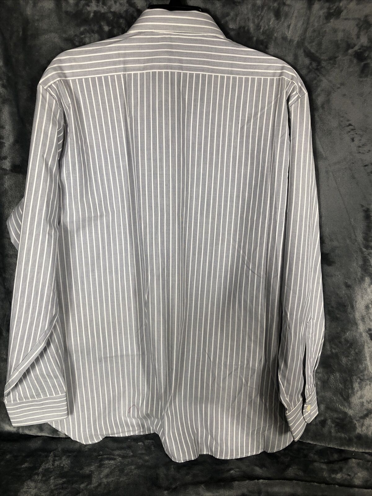 Saint Michael Men’s Shirt Button Down Long Sleeve 17 1/2 Neck 44 Stripped￼