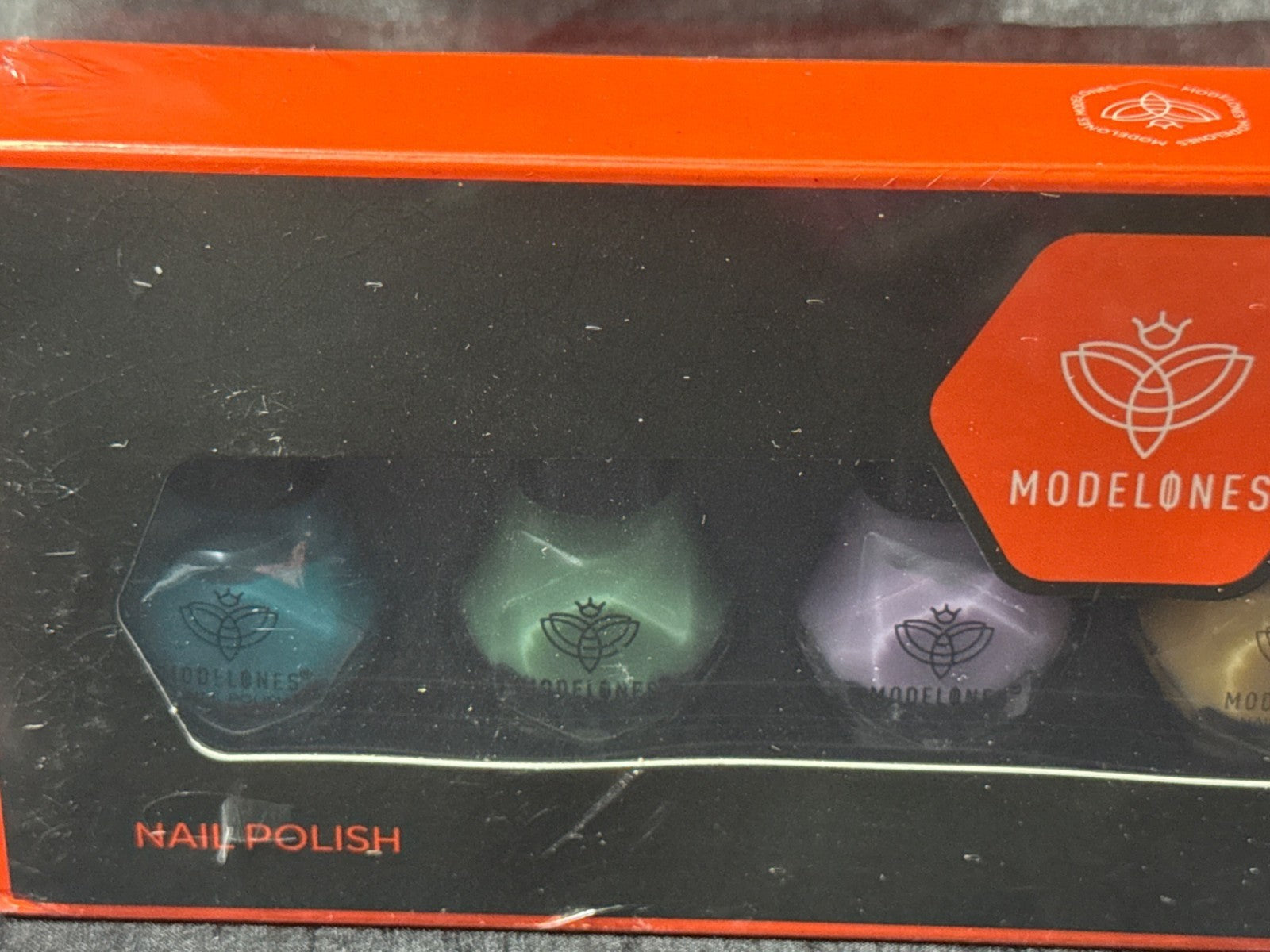 Modelones Nail Polish Set 6-Color Collection 5ml Bottles Includes Green Gold Pin