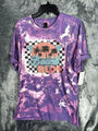 Glidan Woman's T Shirt Tye Dyed Beach Bum Graphic Shirt Size Adult X Large