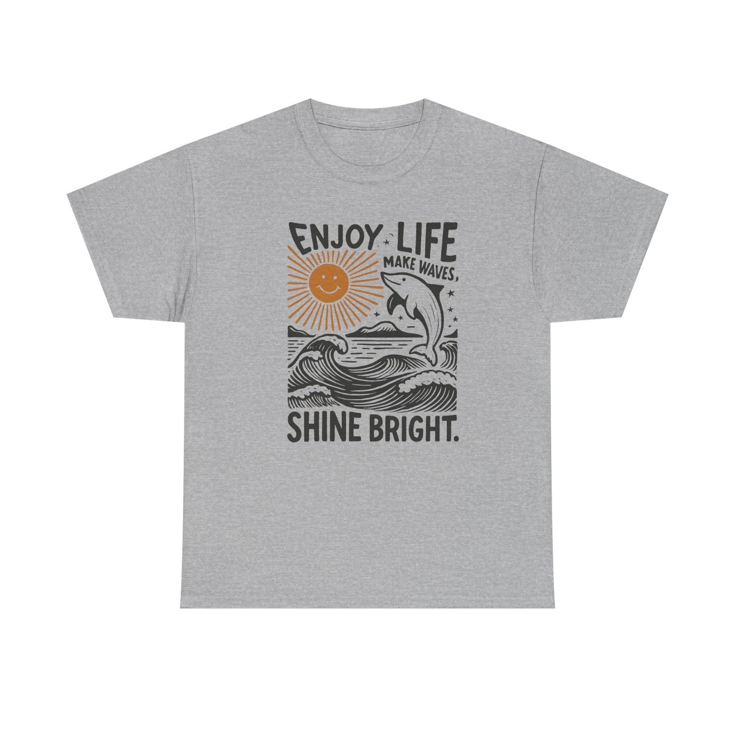 Womans T Shirt Enjoy Life Shine Bright Summer Shirt Inspirational Top