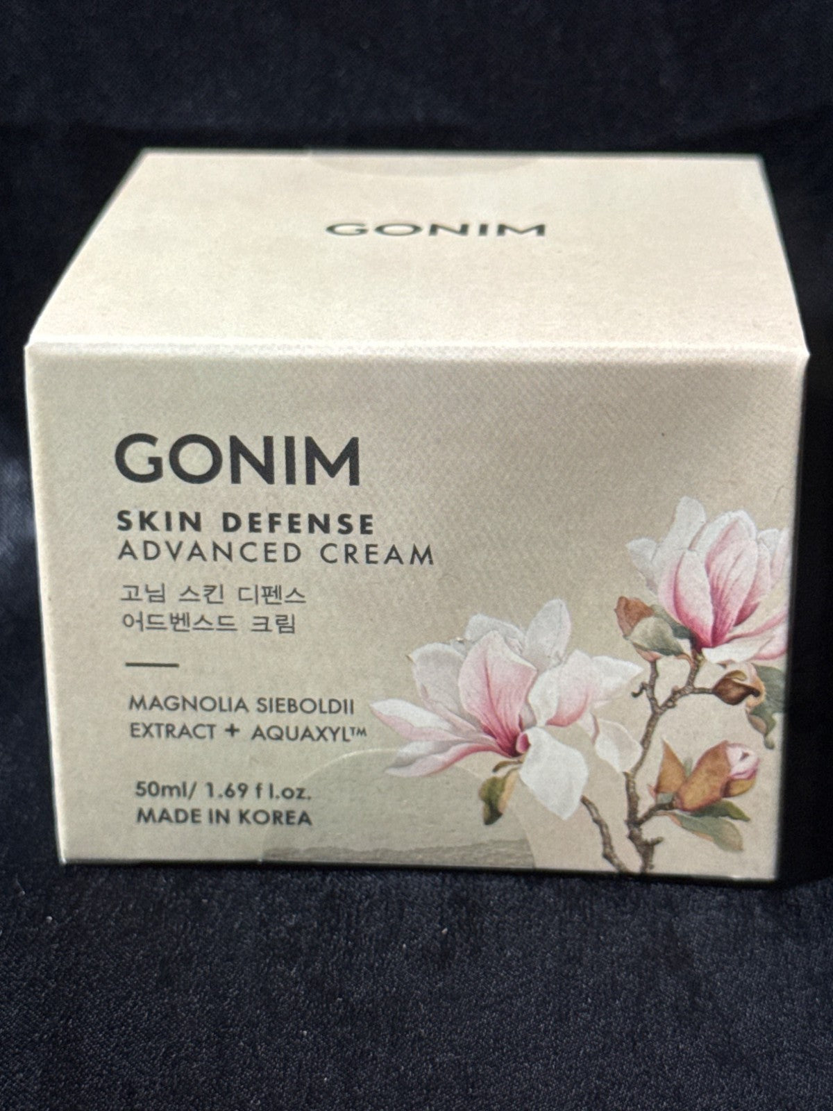 Gonim Skin Defense Advanced Cream 50ml Magnolia Sieboldii Extract + Aquaxyl Hydr