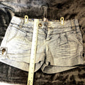 Route 66 Denim Shorts Girls Size 9/10 Light Wash Cotton Spandex Blend With Butto