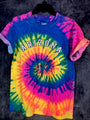 Unisex Tie-Dyed Hippie Swirl Arizona T-Shirt Size Adult Medium