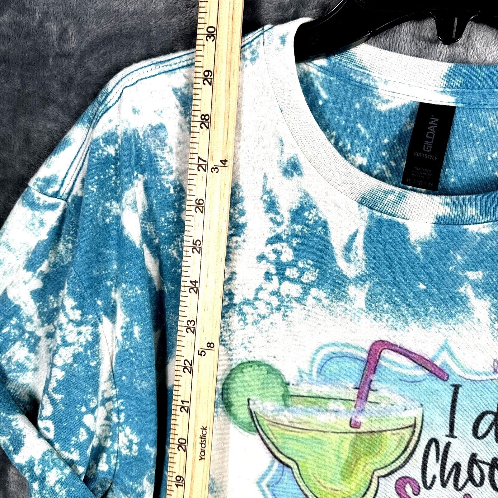 Women’s T Shirt “I Didn’t Choose The Salt Life The Salt Life Chose Me” Blue XL