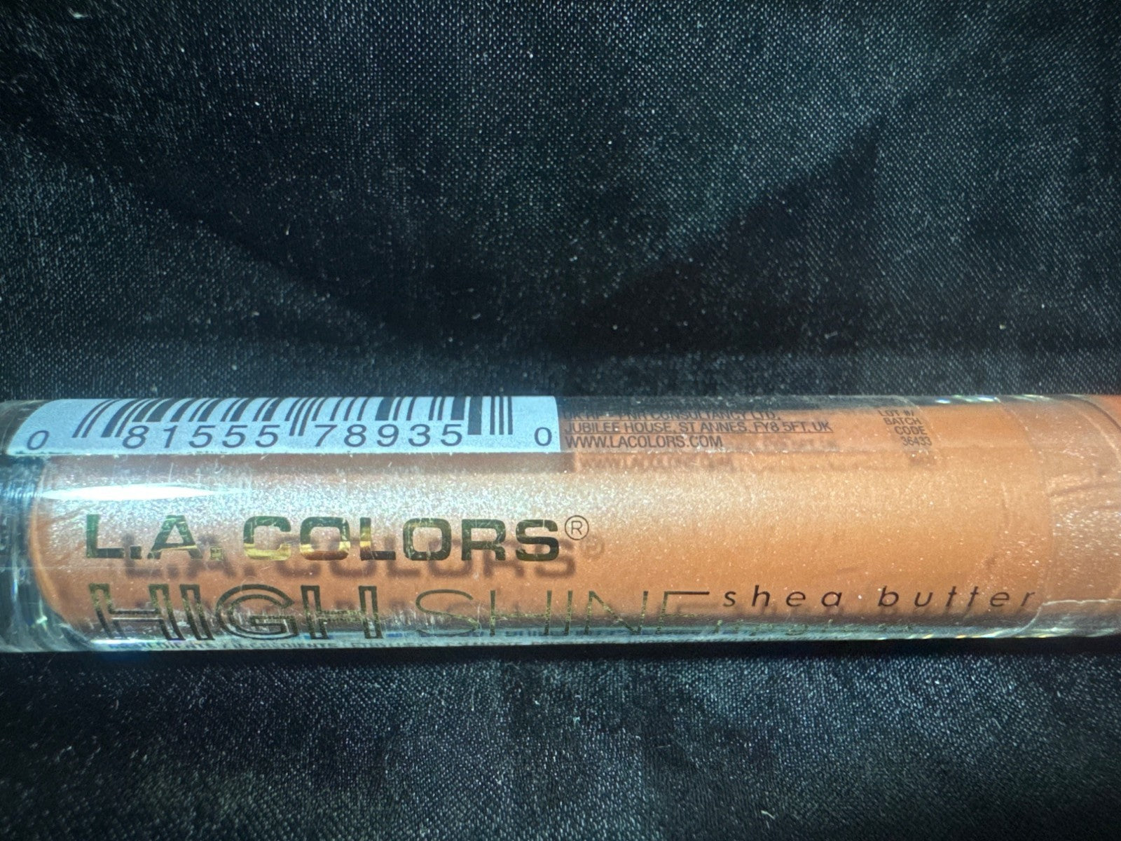 L.A. Colors High Shine Shea Butter Lip Gloss Bronze Shimmer 0.12 Oz