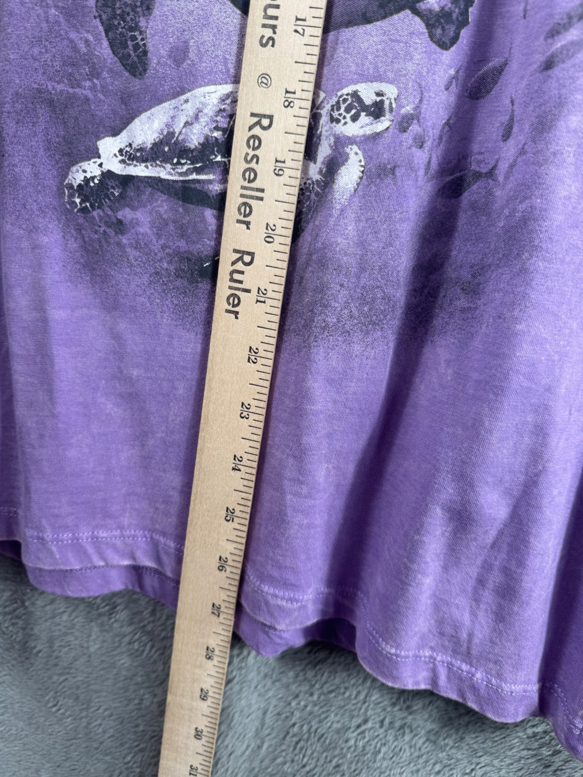 Womens North Carolina Aquarium Graphic Tee Purple By EMI Size L