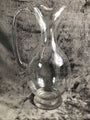 16in Glass Pitcher Large Pour Handled Curved Spout