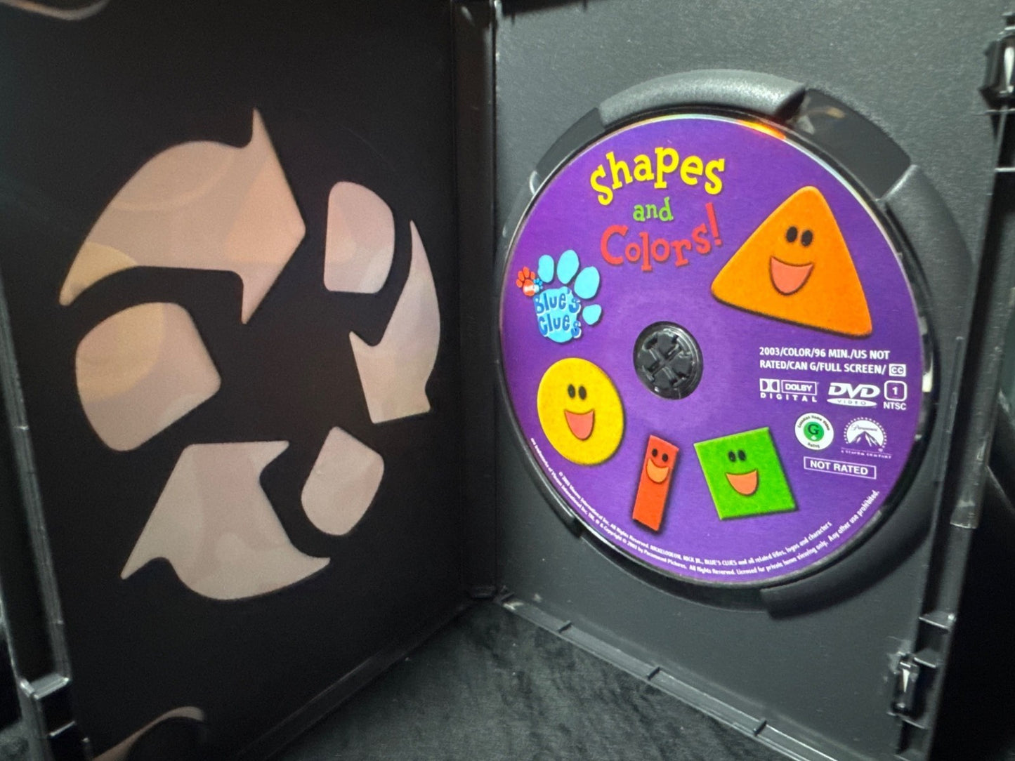 Blues Clues Shapes & Colors DVD Includes 2 Bonus Episodes Nickelodeon