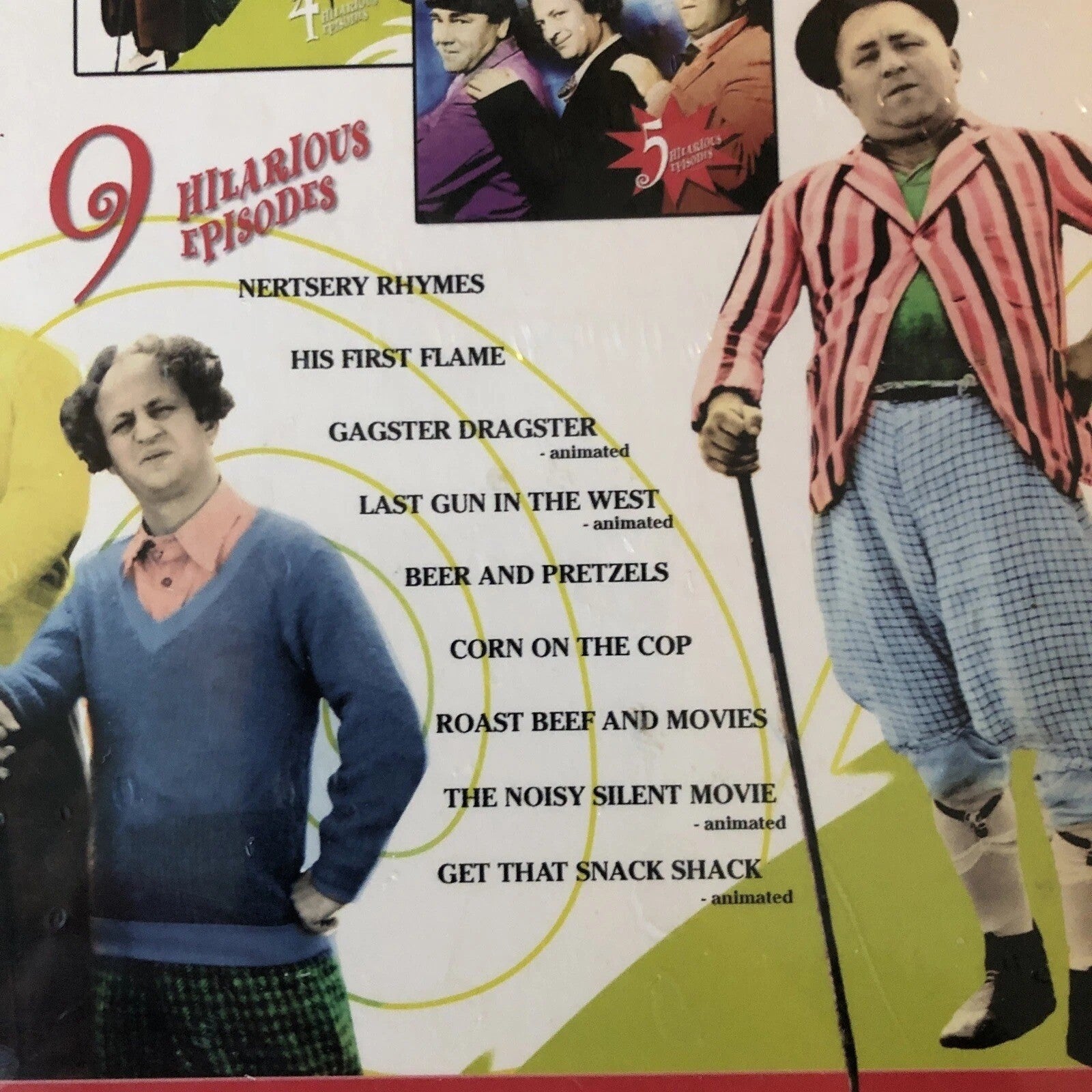 The Three Stooges DVD 2-Disc Set – 9 Classic Hilarious Episodes – Comedy Legends
