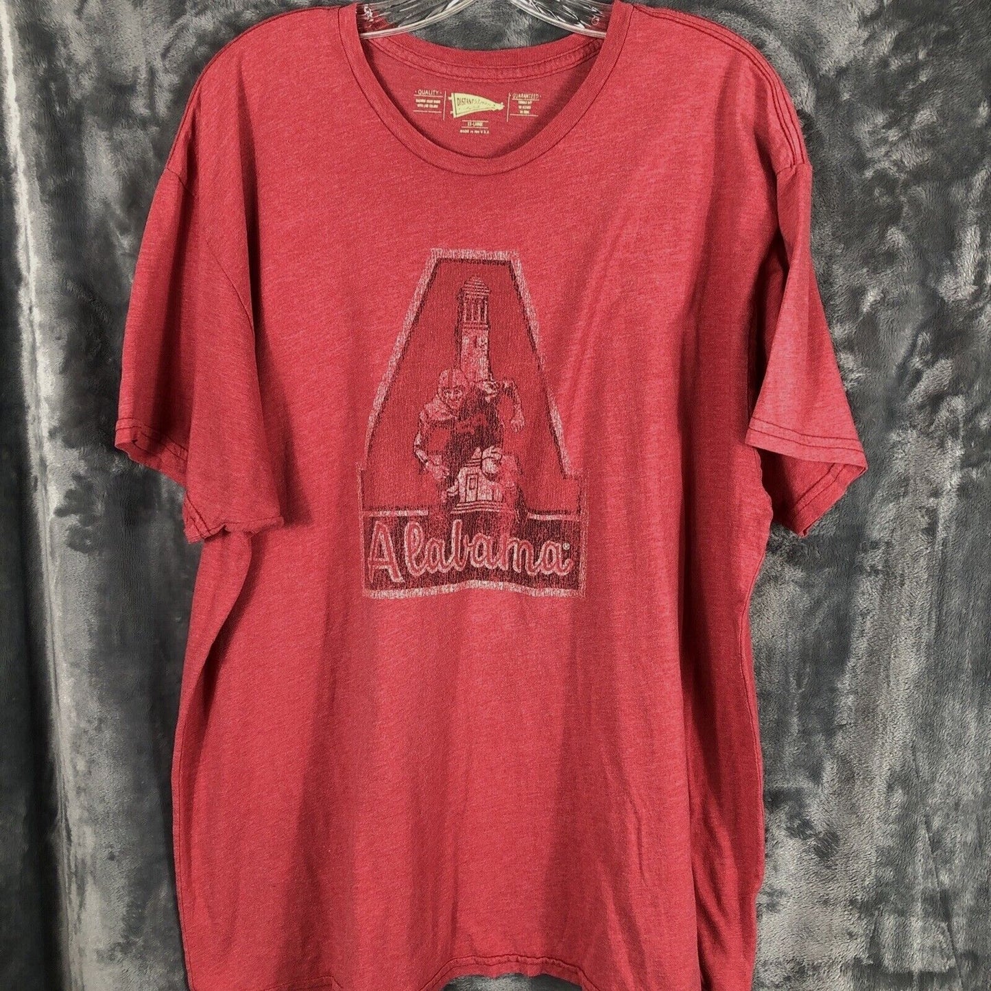 Woman's T Shirt Red Alabama Unisex Top Crimson Tide Mens Shirt Size XX Large