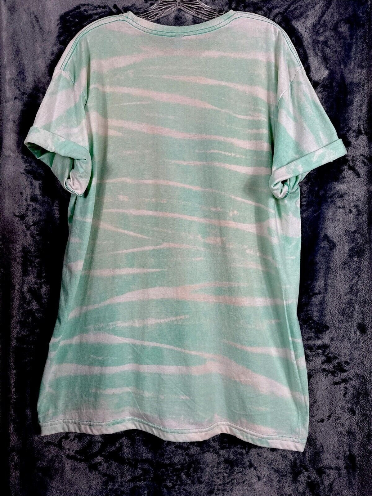 Think Outside The Box Gildan Softstyle Graphic T-Shirt XL Tie-Dye Green/White