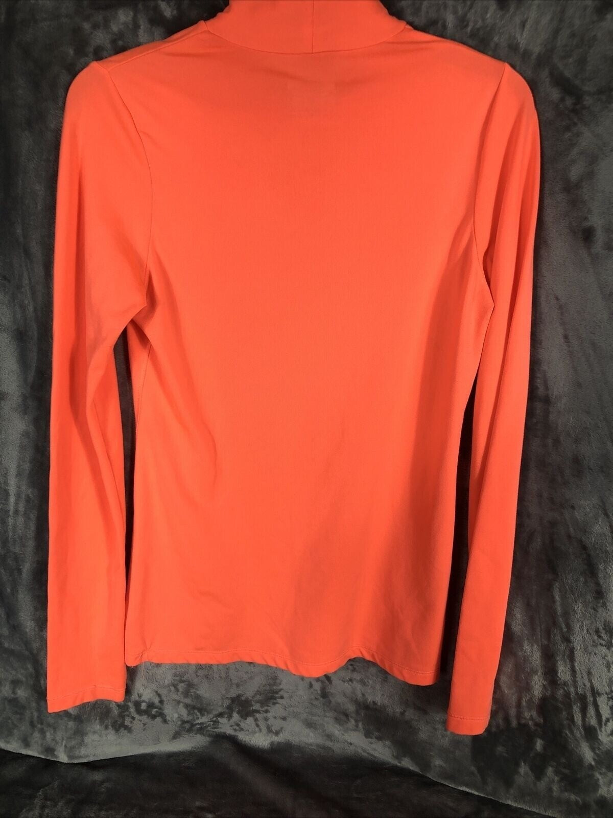Layer 8 Woman’s Shirt Performance Wear Top Small Orange Polyester Spandex