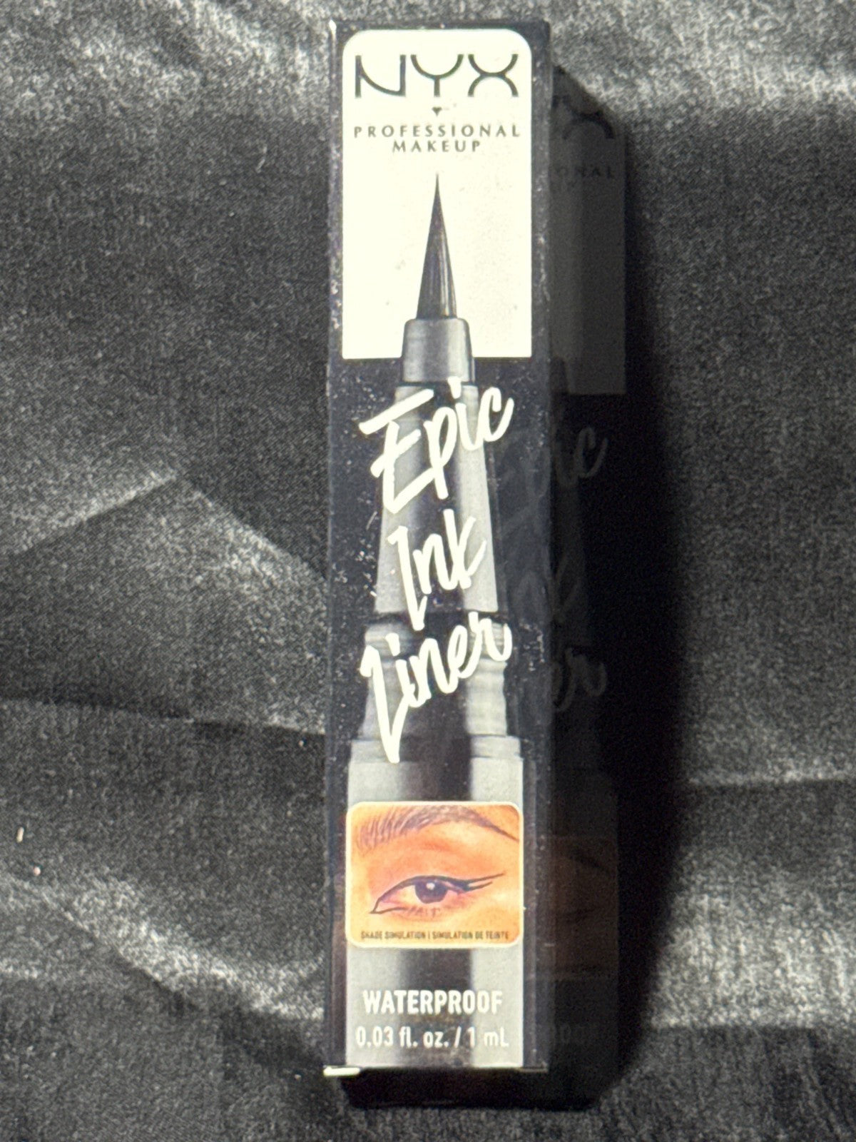 NYX Epic Ink Liner Waterproof Black Liquid Eyeliner 0.03 Fl Oz Vegan Formula