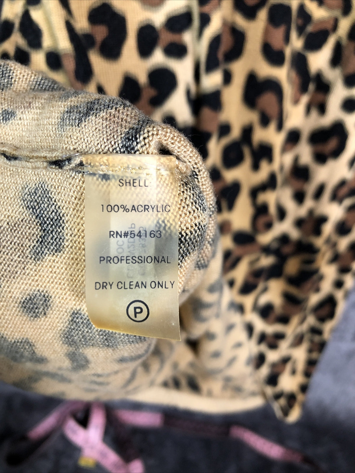 Calvin Klein Woman's Dress Leopard Sleeveless Size Medium