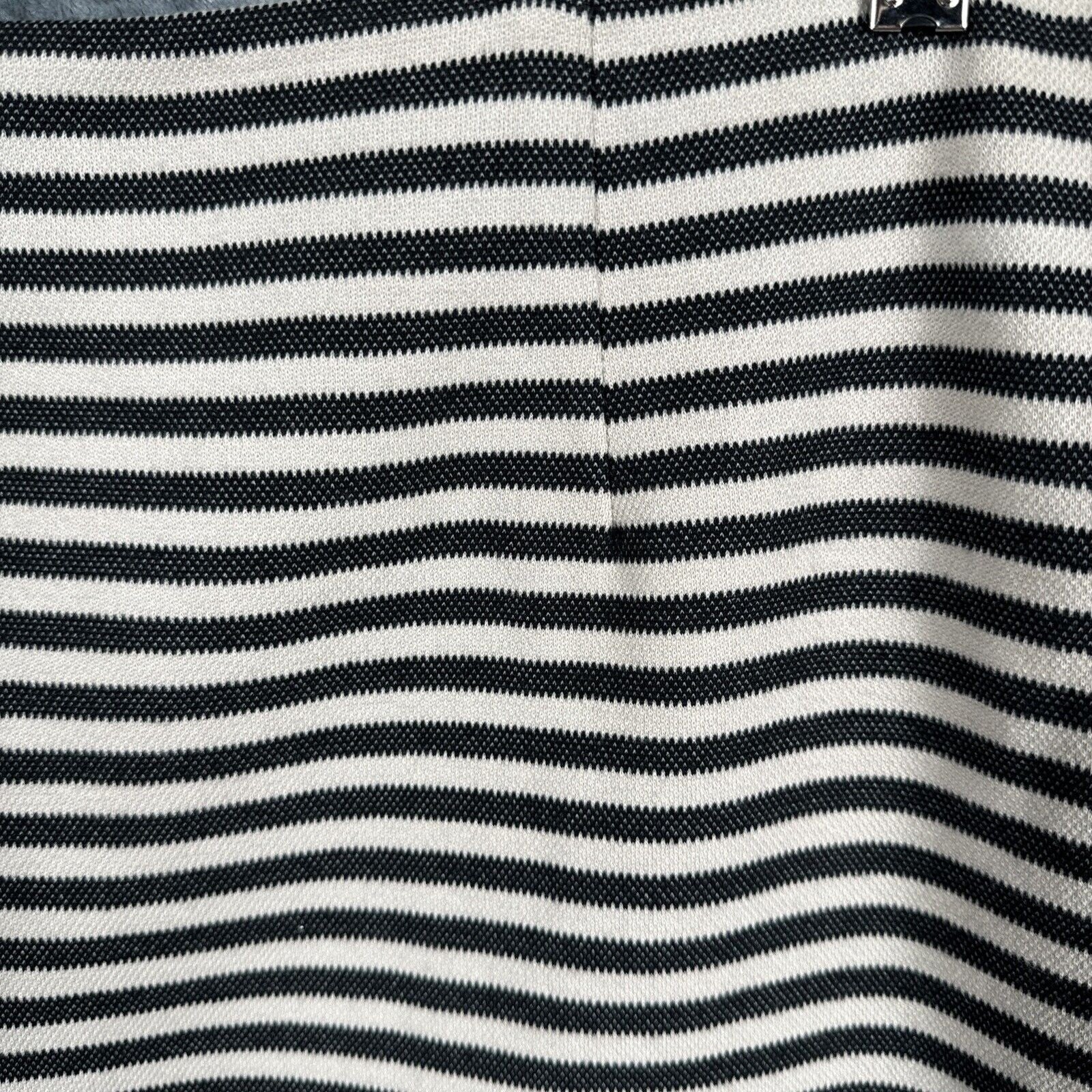 Talberts Skirt Woman’s Stripped Black & white Size 14 W Black & White Striped Pe