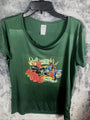 Gildan WomensT-Shirt Natures Child Green Graphic Motorcycle Roses Design Size XL