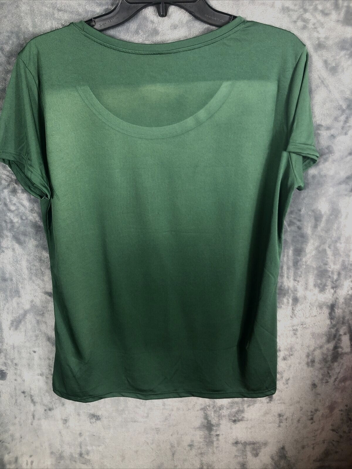 Gildan WomensT-Shirt Natures Child Green Graphic Motorcycle Roses Design Size XL