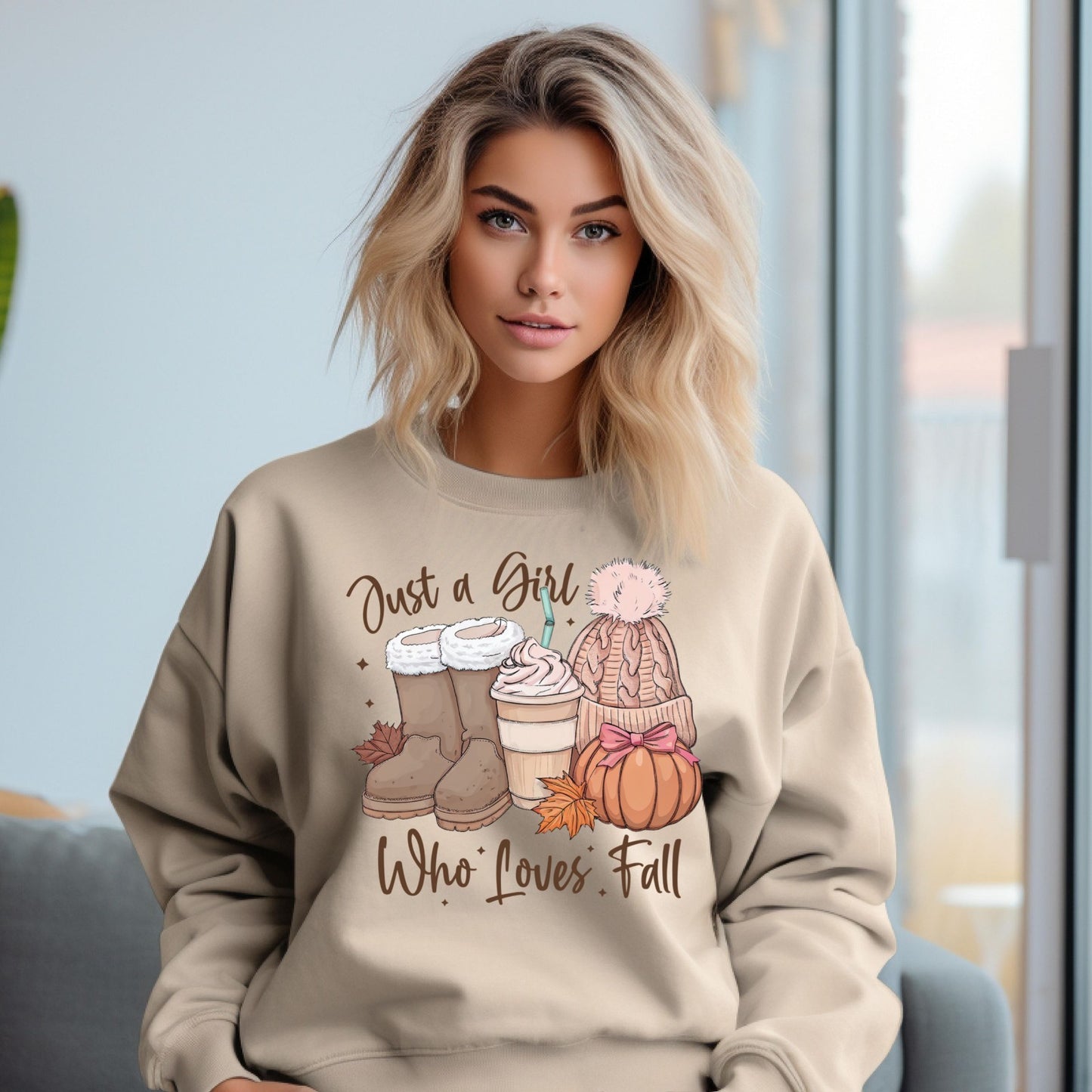 Autumn Lover Sweatshirt Cozy Fall Vibes for Coffee & Pumpkin Enthusiasts Coque
