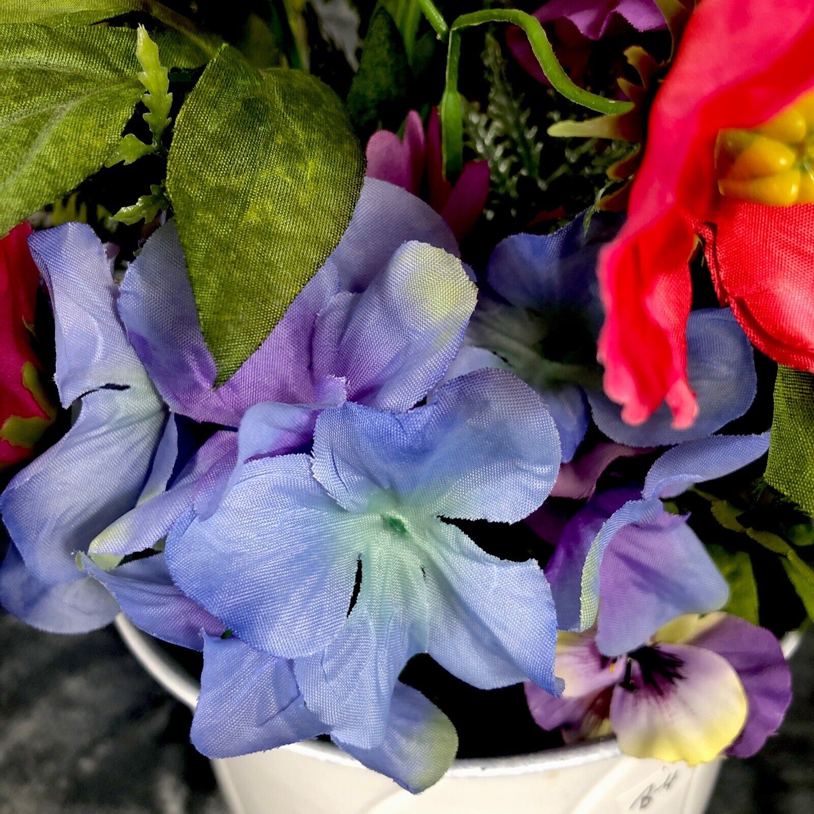 Artificial Flower Arrangement Spring Colors Floral Centerpiece Mixed Flowers