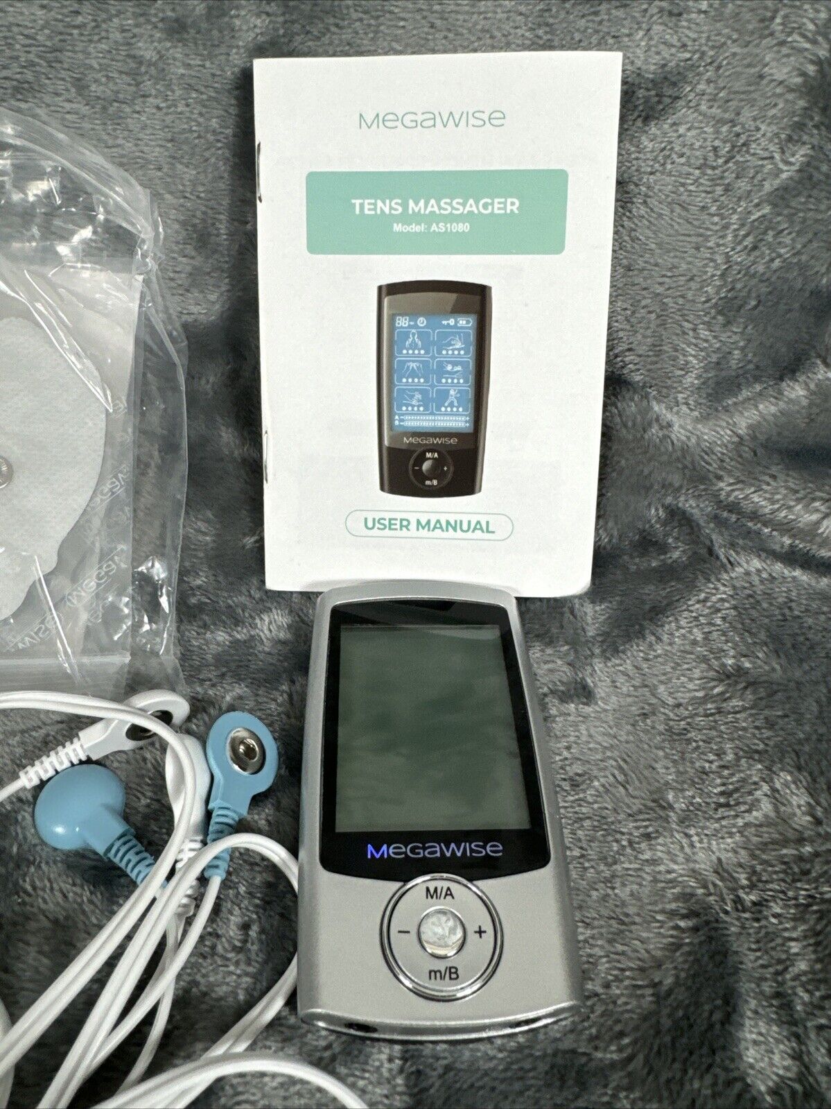 Auvon AS1080041 Rechargeable Tens Unit Muscle Stimulator