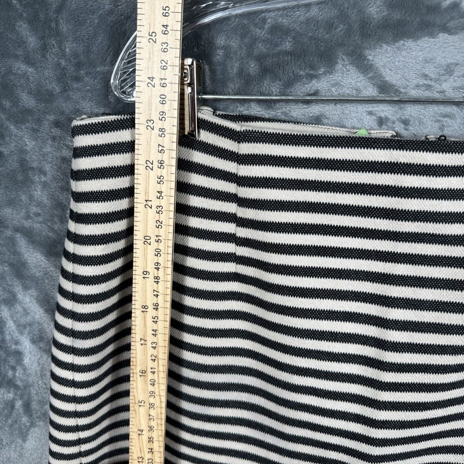 Talberts Skirt Woman’s Stripped Black & white Size 14 W Black & White Striped Pe