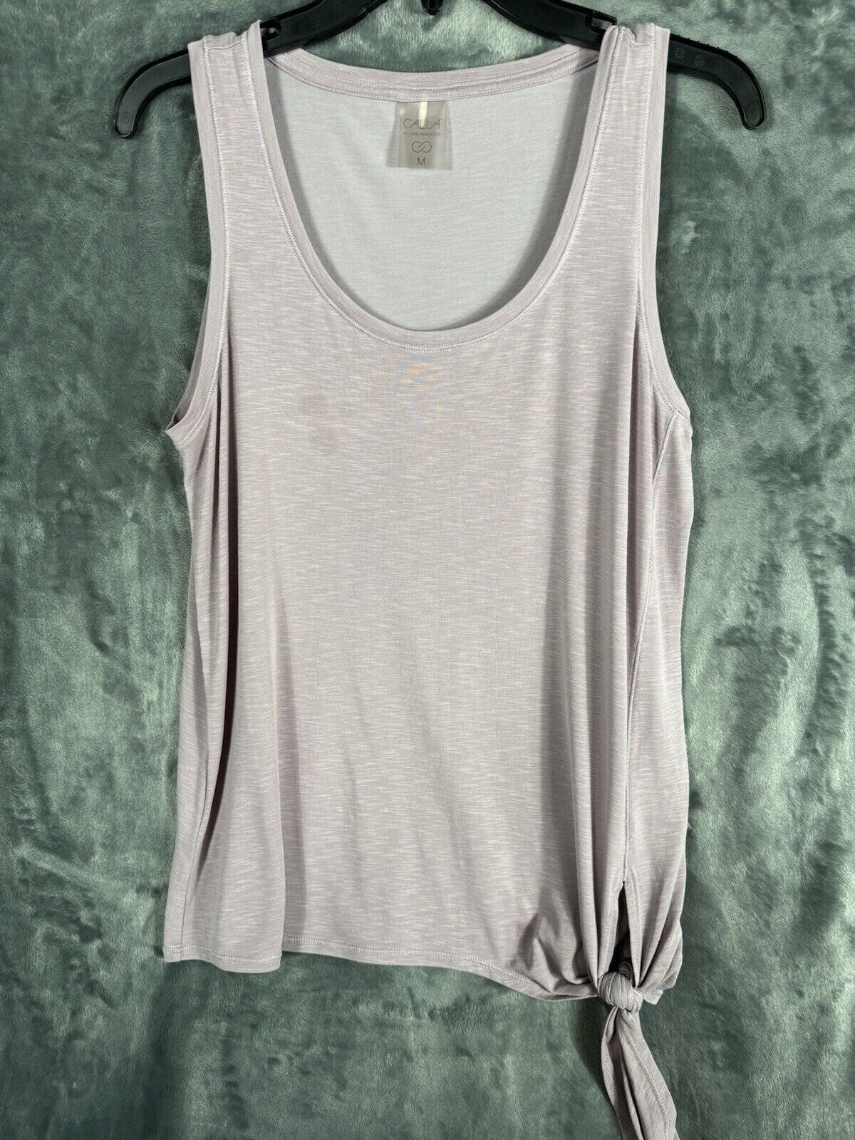 Calia By Carrie Underwood Womens Heathered Lavender Sleeveless Tank Top - M
