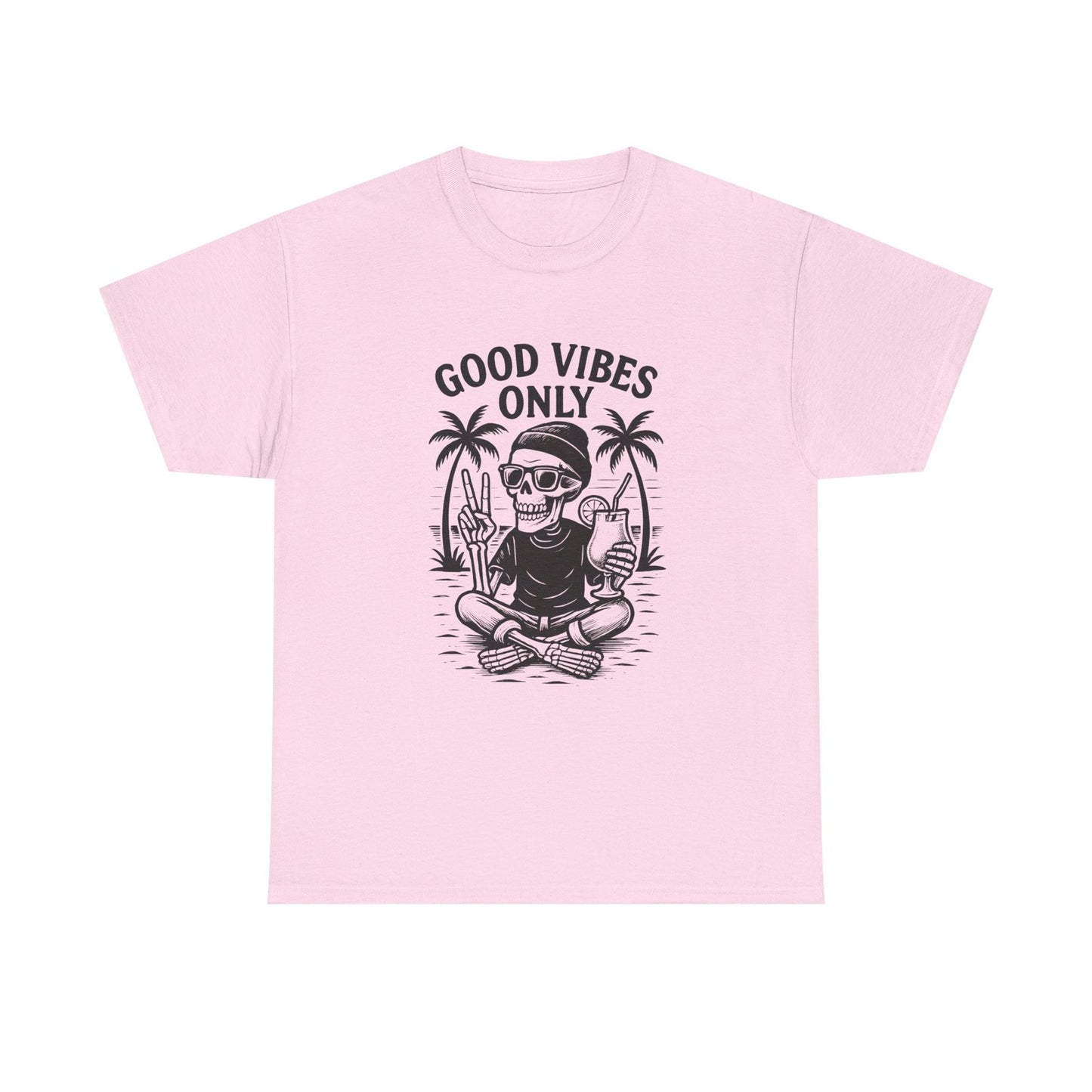 Womans T Shirt Skull Drinking Shirt Gothic Skeleton Punk Rock Streetwear Top