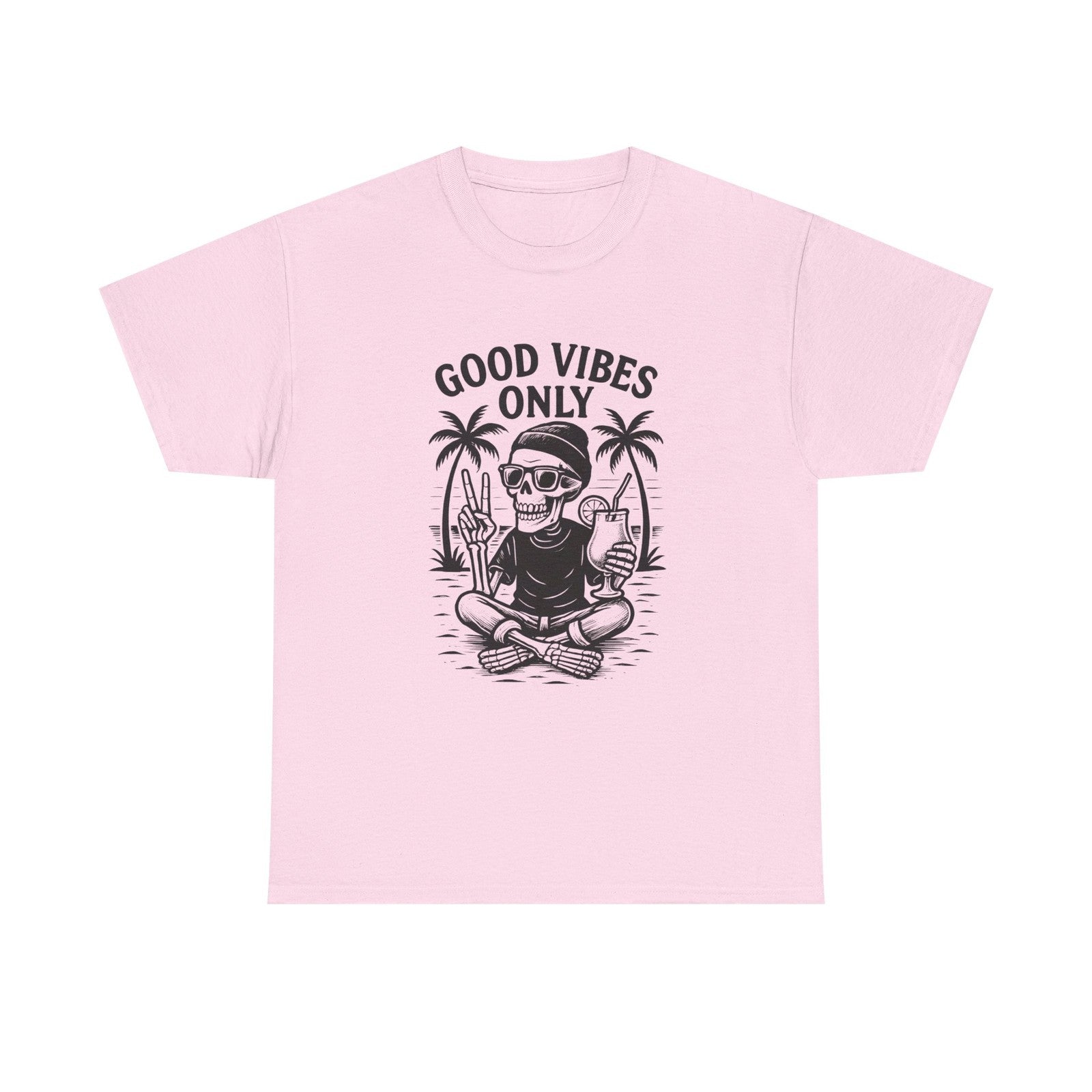 Womans T Shirt Skull Drinking Shirt Gothic Skeleton Punk Rock Streetwear Top