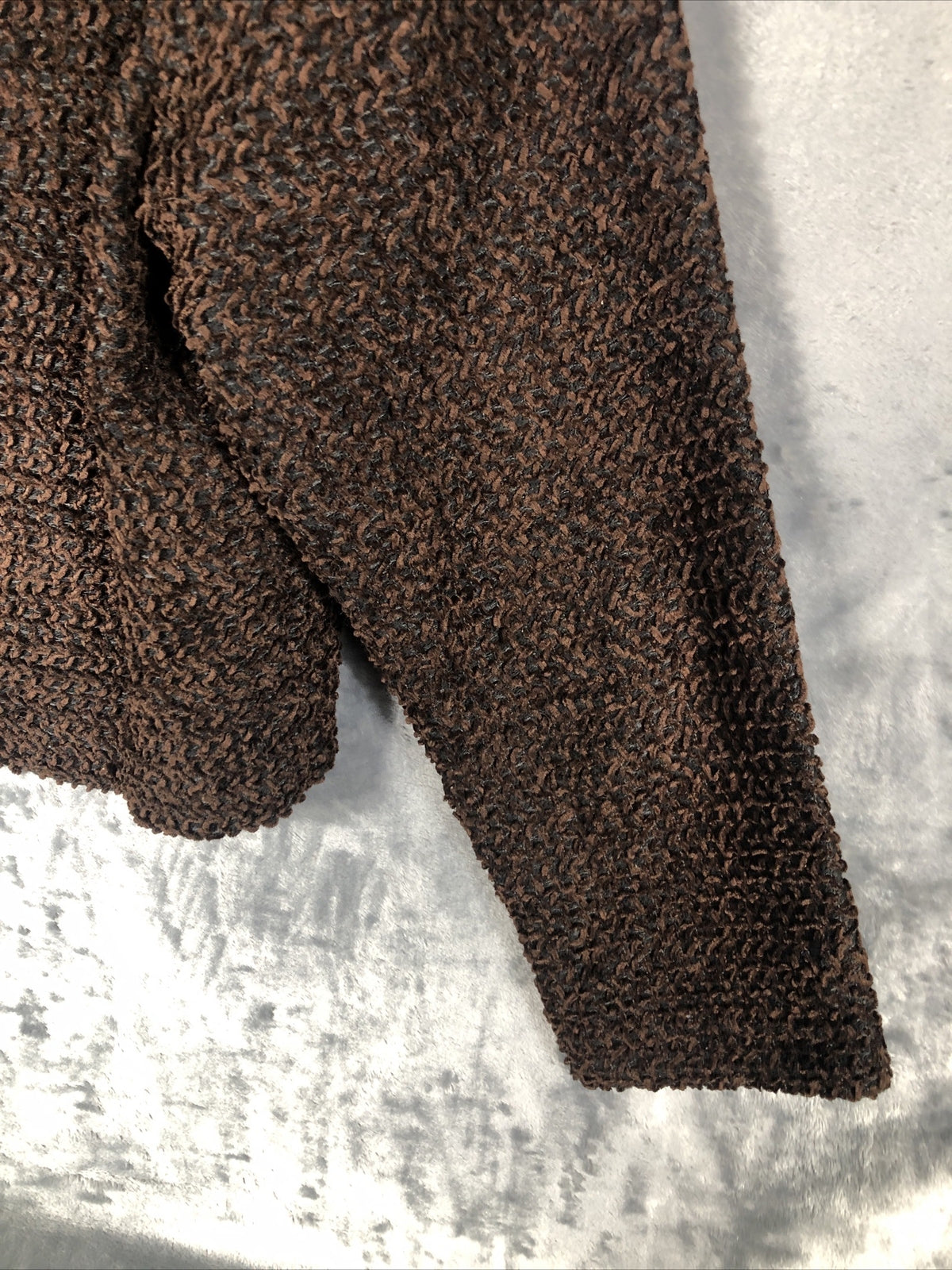 First Options Women’s Jacket Brown Button Up Adult Size Medium