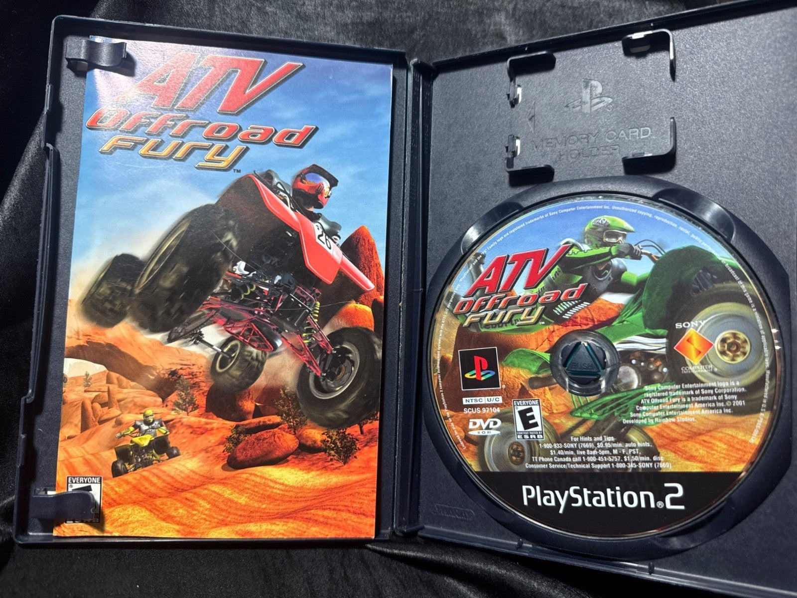 ATV Offroad Fury PlayStation 2 Game Complete With Case & Manual