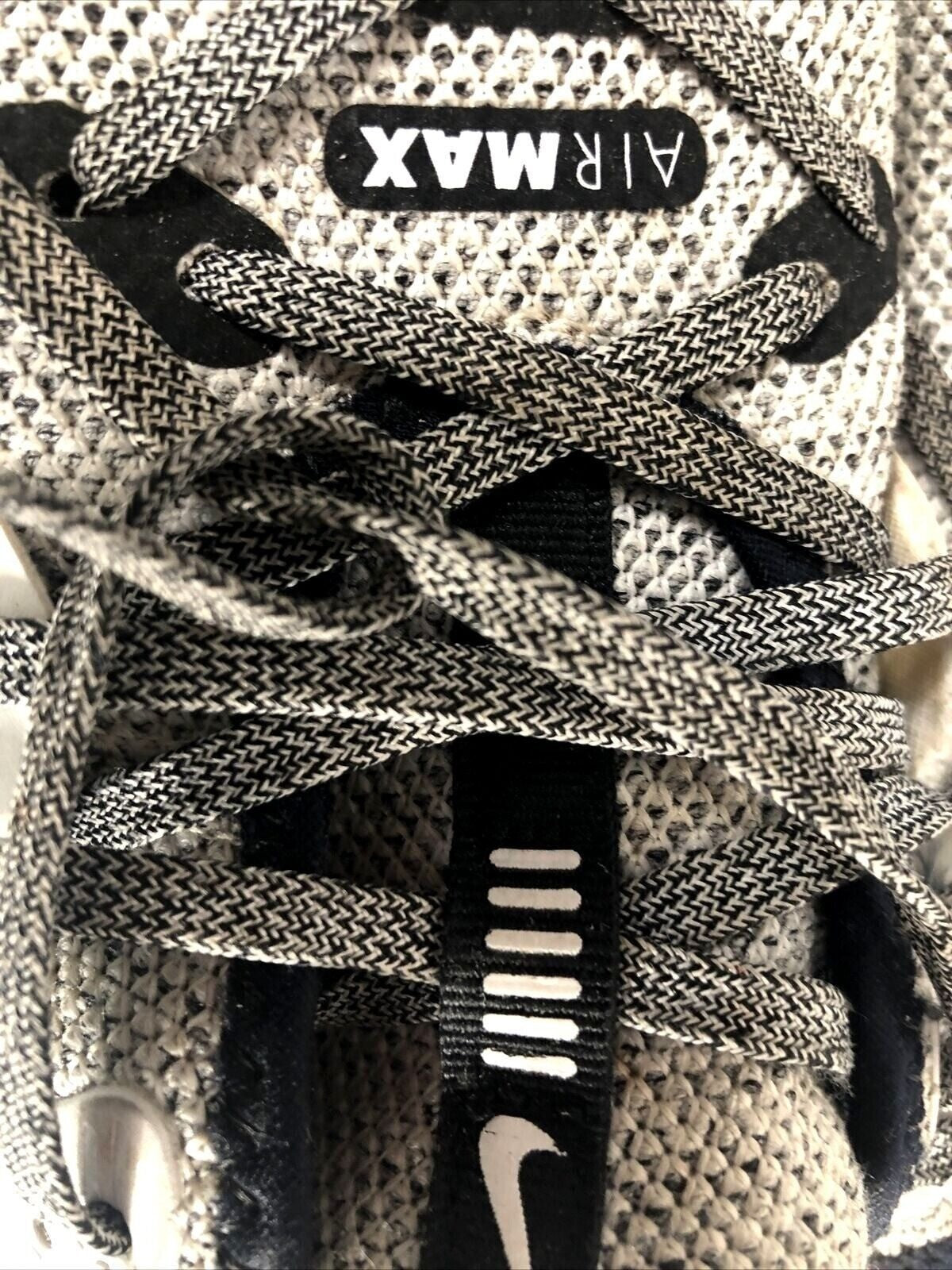 Nike Air Max Mens Sneakers Size 10 Gray Mesh & Leather Shoes