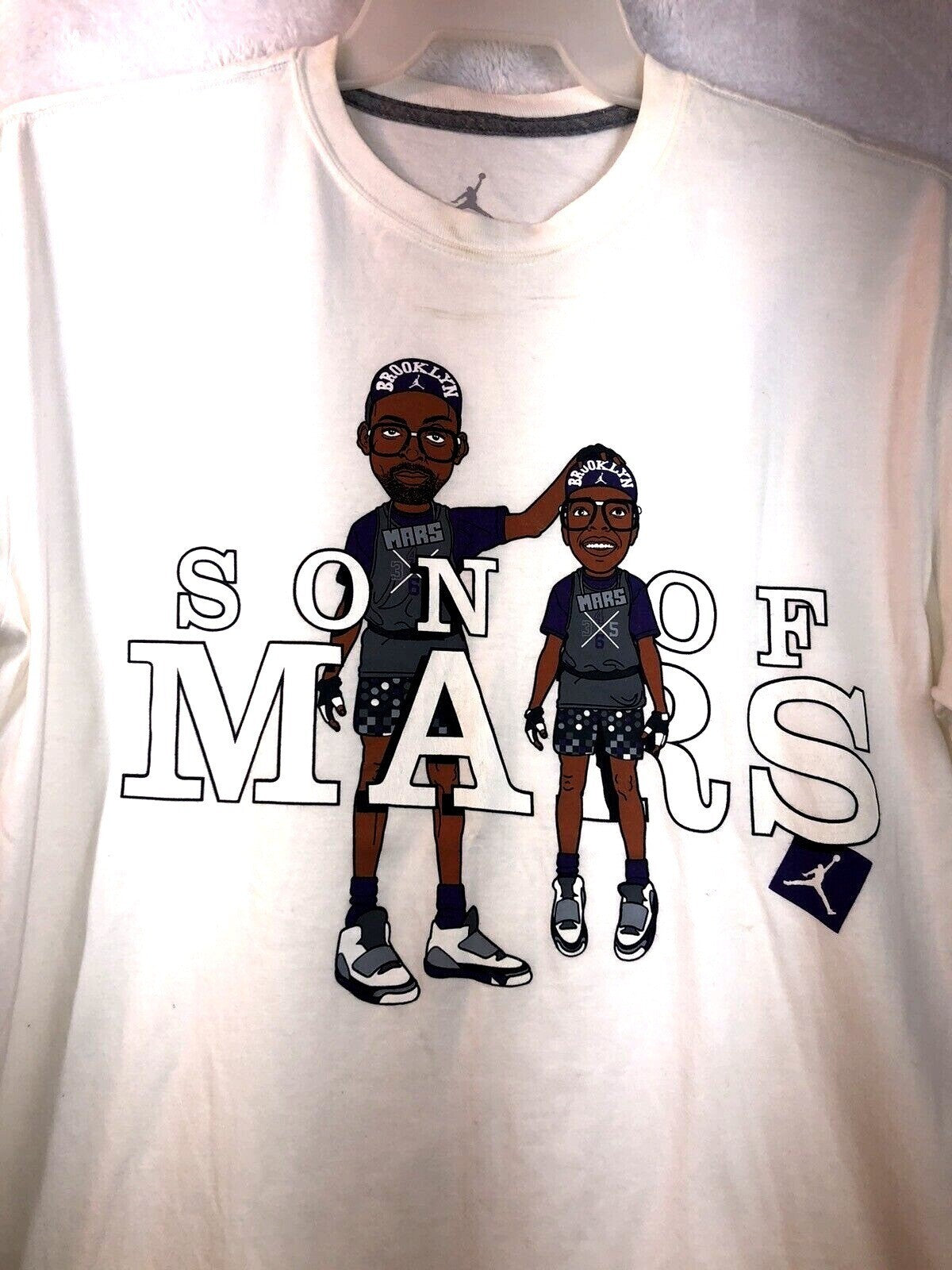 Nike Jordan Son Of Mars Graphic T-Shirt Youth White Short Sleeve