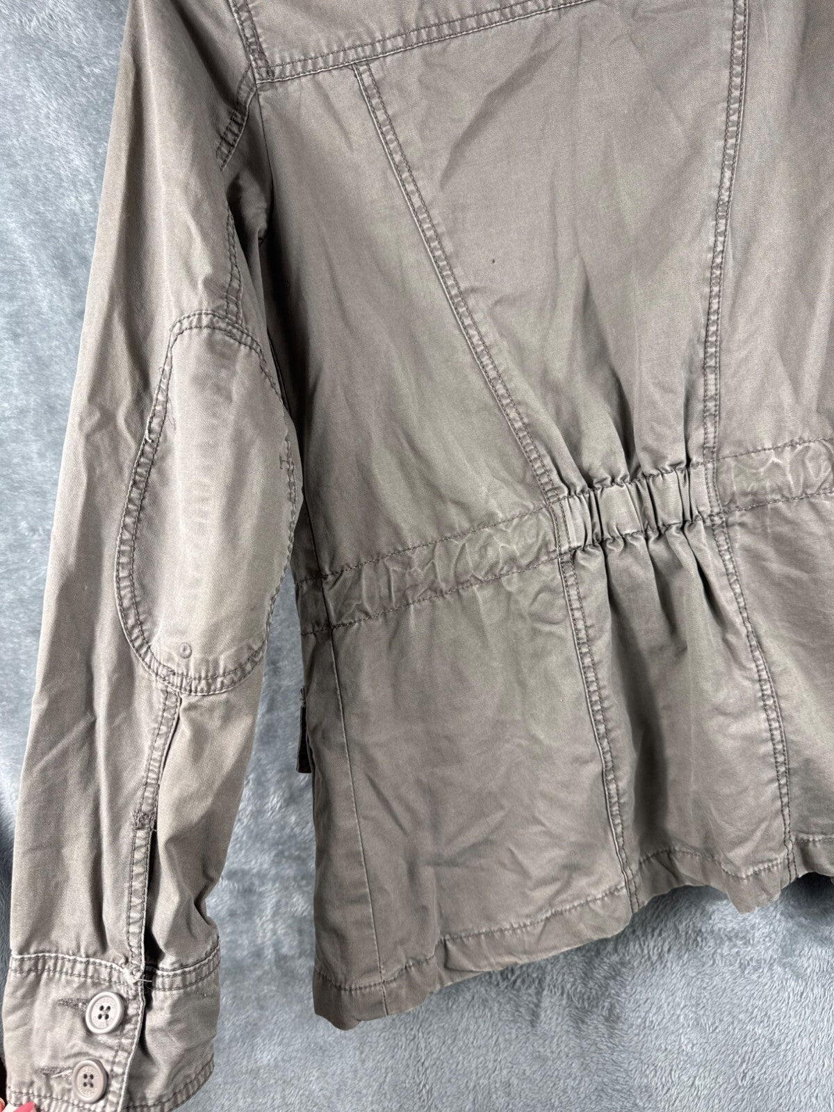 Mossimo Supply Co. Womens Jacket Army Green Utility Coat Size S