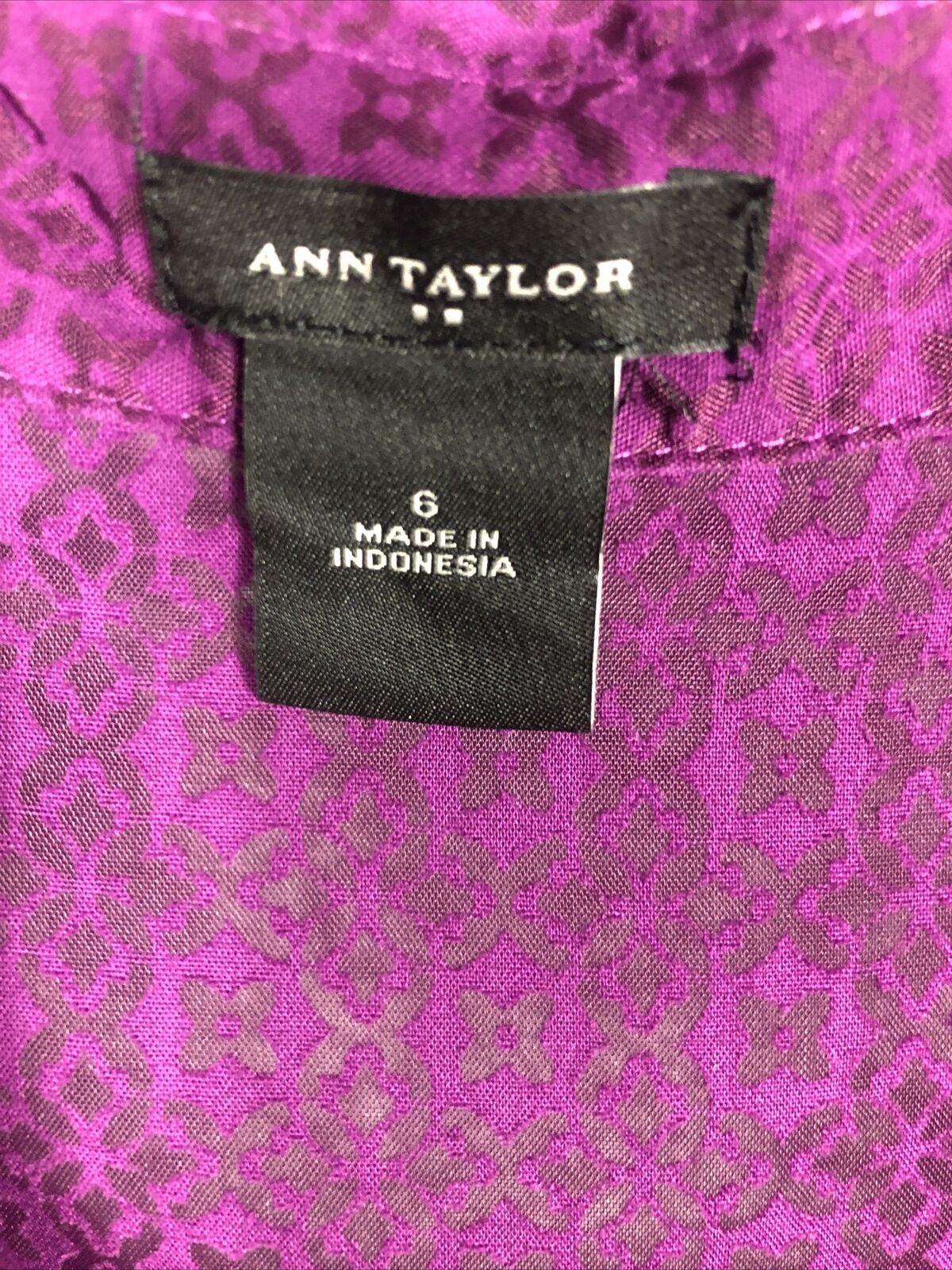 Ann Taylor Blouses Women’s Button Down Size 6