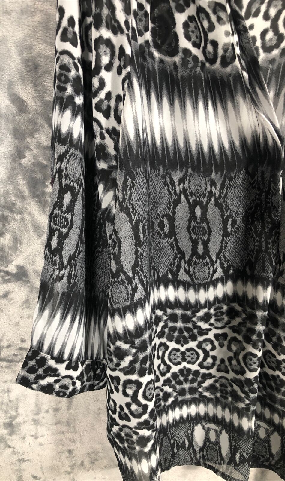 Antilim Femme Women’s Blouse Black & White Top X Large