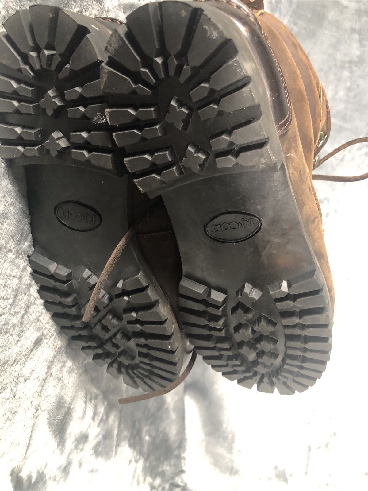 VINTAGE RJ Colt Men's 90s Nomad Boot Casual Lace Brown Leather Cheyenne