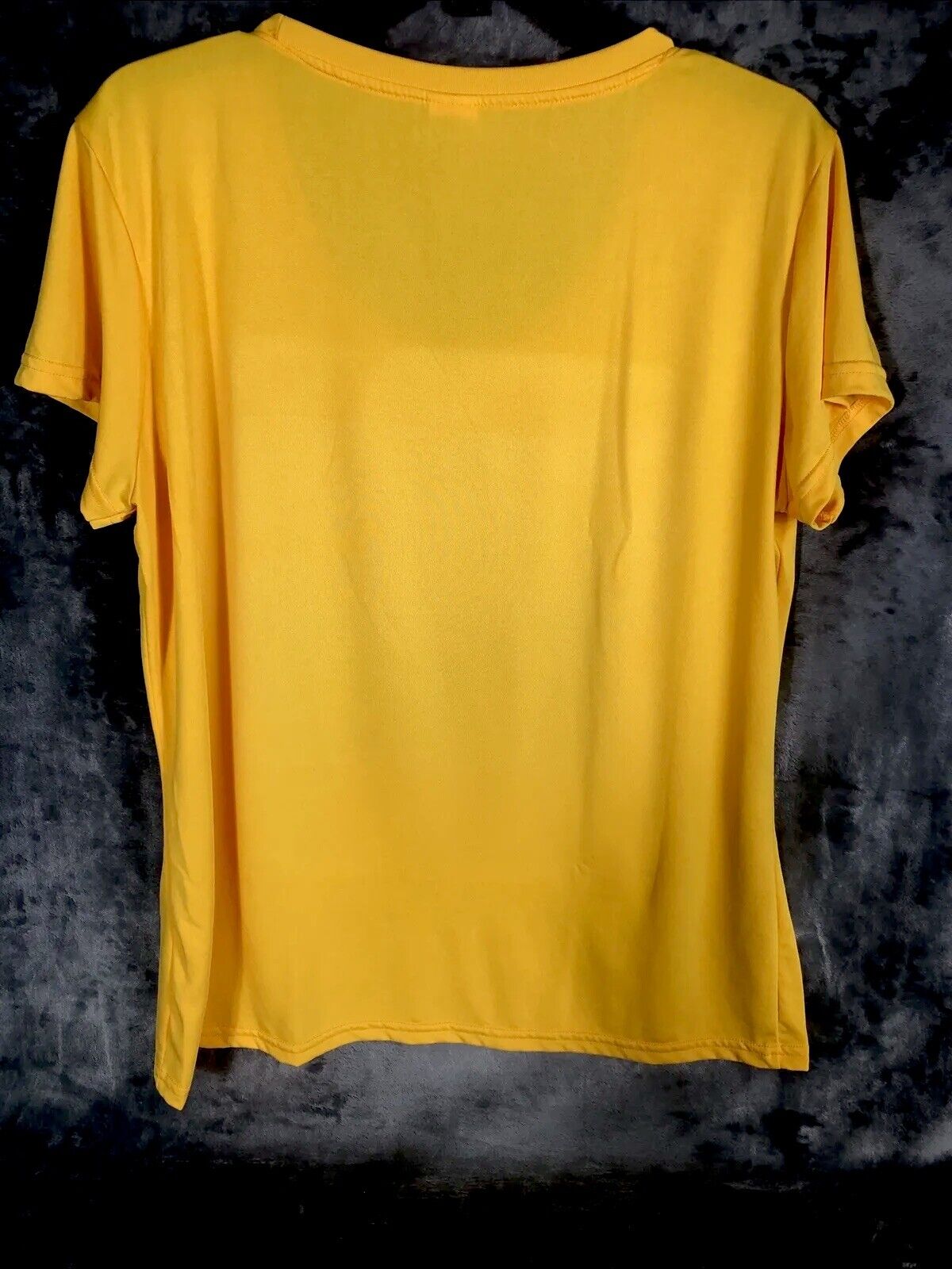 Women’s T-Shirt Free Spirit Biker Yellow Size Adult Extra Large