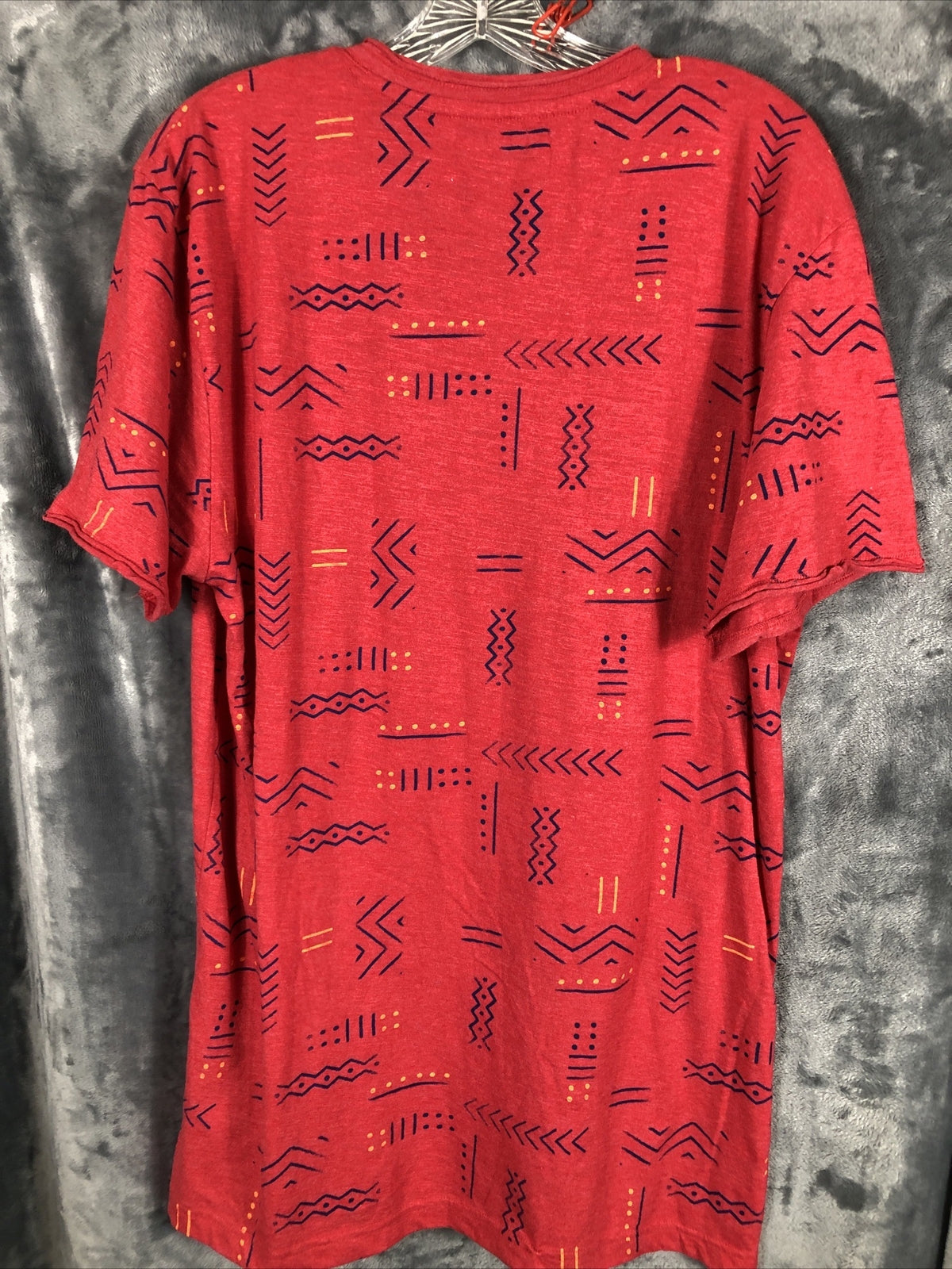 Carbon Mens T Shirt Red Size Adult X-Large Shirt