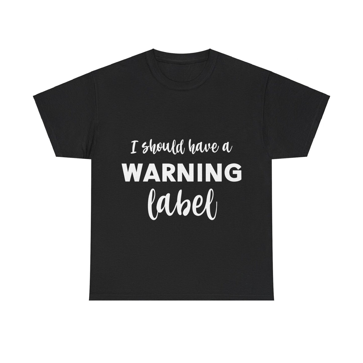 Funny Woman's T Shirt I Should Have Came With A Warning  Label Woman's Fun Shirt