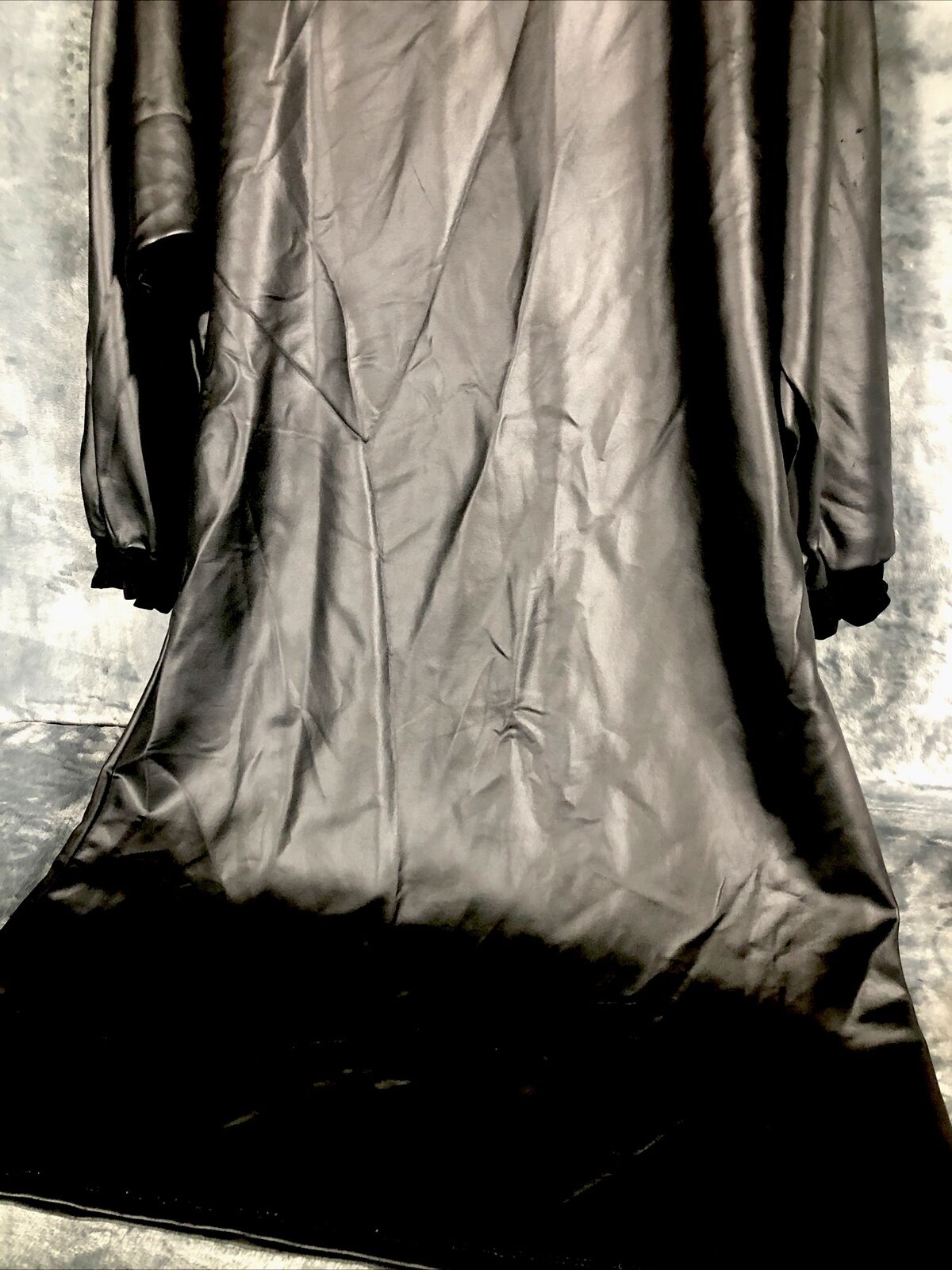 Ashley Stewart Dress Black Spandex Faux Leather Stretch Dress Size Adult 18/20